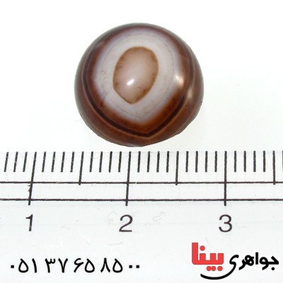 نگین انگشتر عقیق باباقوری تک و خوش نقش _کد:10349