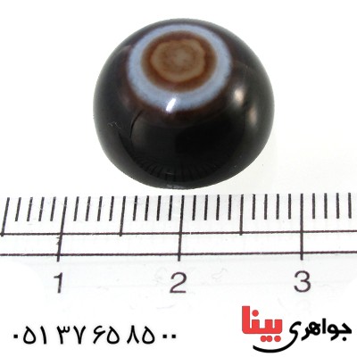 نگین انگشتر عقیق باباقوری خوشرنگ و خوش نقش _کد:10357