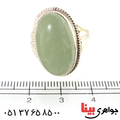 انگشتر یشم مردانه درشت با دعای رزق و روزی _کد:1455