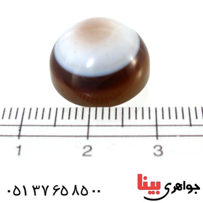 نگین انگشتر عقیق باباقوری خوش نقش خاص _کد:10369