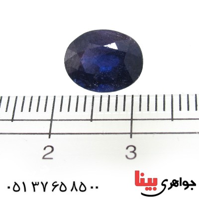 نگین انگشتر یاقوت کبود آفریقایی خوشرنگ عالی _کد:10377