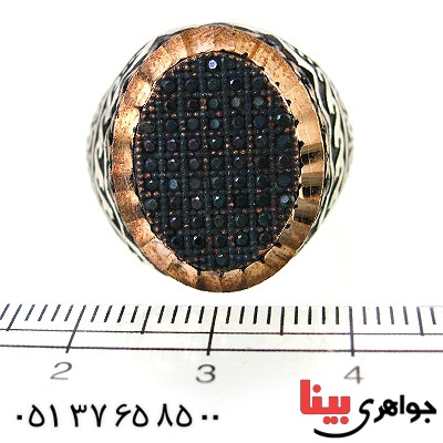 انگشتر نقره مردانه مدل کامیار _کد:10381