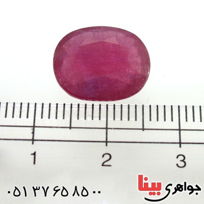 نگین انگشتر یاقوت سرخ آفریقایی درشت و خوشرنگ _کد:10384
