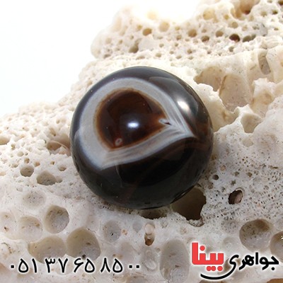 نگین انگشتر عقیق باباقوری خوش نقش زیبا _کد:10393