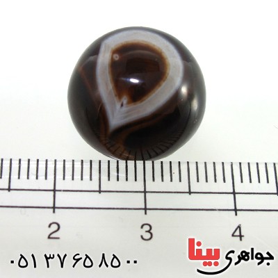 نگین انگشتر عقیق باباقوری خوش نقش زیبا _کد:10393