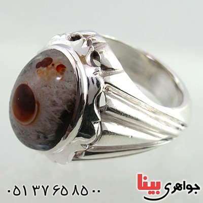 انگشتر عقیق باباقوری خاص مردانه سلطنتی _کد:1470
