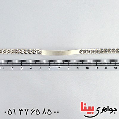 دستبند نقره ایتالیایی قدیمی درشت و سنگین _کد:10410