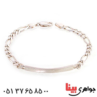 دستبند نقره ایتالیایی قدیمی درشت و سنگین _کد:10414