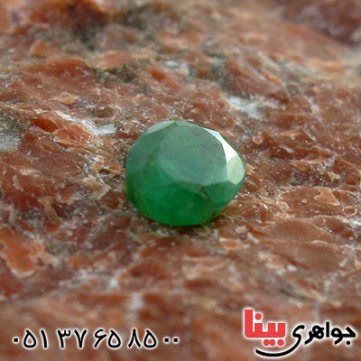 نگین انگشتر زمرد زامبیا خوشرنگ _کد:10415