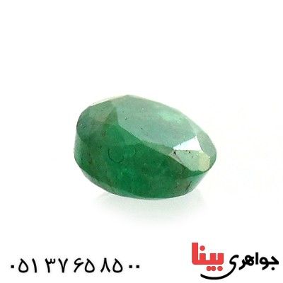 نگین انگشتر زمرد زامبیا خوشرنگ _کد:10415