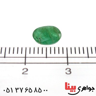 نگین انگشتر زمرد زامبیا خوشرنگ _کد:10415