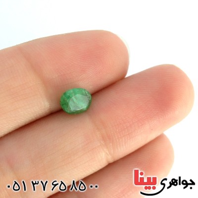 نگین انگشتر زمرد زامبیا خوشرنگ _کد:10415