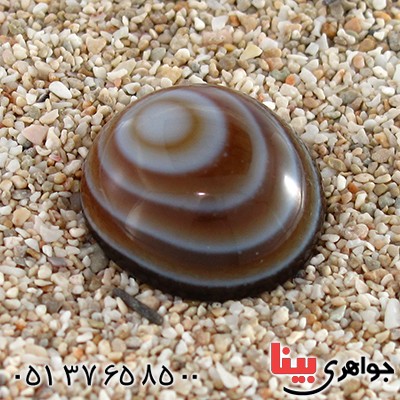 نگین انگشتر عقیق باباقوری چند پوسته منحصر به فرد _کد:10417