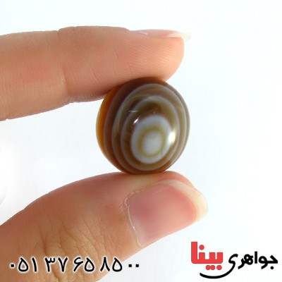 نگین انگشتر عقیق باباقوری چند پوسته منحصر به فرد _کد:10417