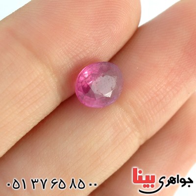 نگین انگشتر یاقوت سرخ آفریقایی زلال و مرغوب _کد:10419