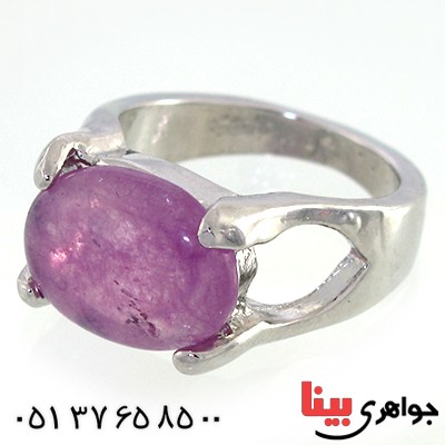 نگین انگشتر آمتیست خوشرنگ _کد:10455