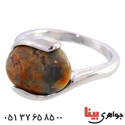 نگین انگشتر جاسپر خوش نقش و زیبا _کد:10459