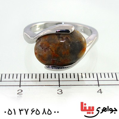 نگین انگشتر جاسپر خوش نقش و زیبا _کد:10459