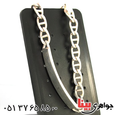 دستبند نقره ایتالیایی قدیمی درشت و سنگین _کد:10464