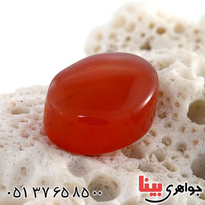 نگین انگشتر عقیق یمنی بیضی خوشرنگ _کد:10468