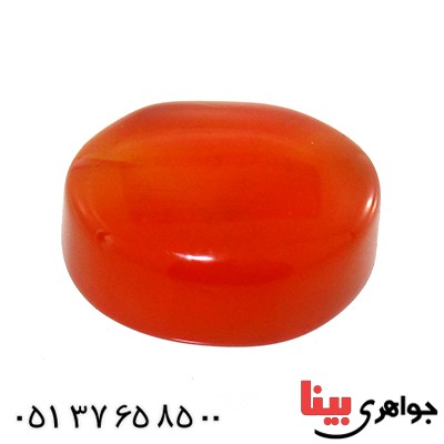 نگین انگشتر عقیق یمنی بیضی خوشرنگ _کد:10468