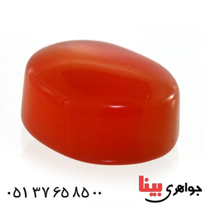 نگین انگشتر عقیق یمنی بیضی خوشرنگ _کد:10468