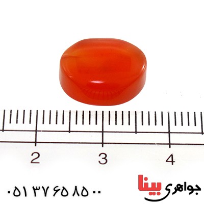 نگین انگشتر عقیق یمنی بیضی خوشرنگ _کد:10468