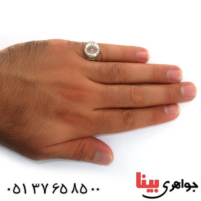 انگشتر در نجف مردانه مورب _کد:10546