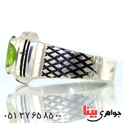 انگشتر زبرجد مردانه کلاسیک مدل کیان _کد:10573