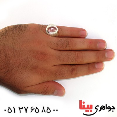 انگشتر در نجف مردانه درشت مدل سوهانی _کد:10576
