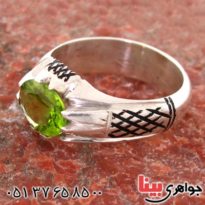 انگشتر زبرجد مردانه کلاسیک مدل هومن _کد:10583