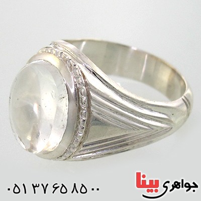 انگشتر در نجف مردانه درشت مدل خطی _کد:10585