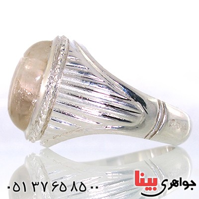 انگشتر در نجف مردانه درشت مدل شمسه _کد:10596