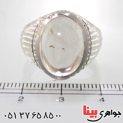 انگشتر در نجف مردانه درشت مدل شمسه _کد:10596