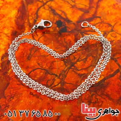 زنجیر زنانه مدل حلقه ای 45 سانتی _کد:10600