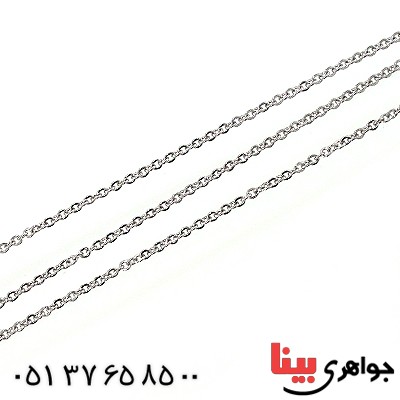 زنجیر زنانه مدل حلقه ای 45 سانتی _کد:10600