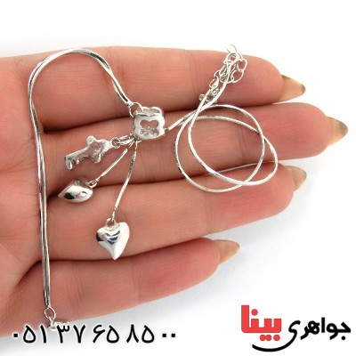 خلخال نقره (پابند) زنانه ایتالیایی مدل سارینا _کد:10663