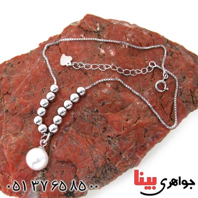 خلخال نقره (پابند) زنانه ایتالیایی مدل فرنوش _کد:10680