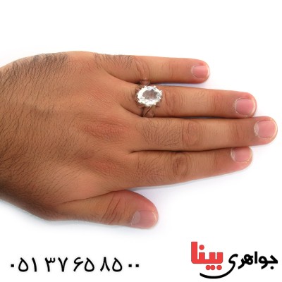انگشتر در نجف مردانه درشت مدل دور اشکی _کد:10697