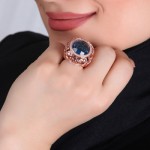 سوارسکی زنانه فاخر درشت مدل نگارین _کد:1496