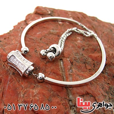 دستبند نقره زنانه شکیل مدل آرنیکا _کد:10722