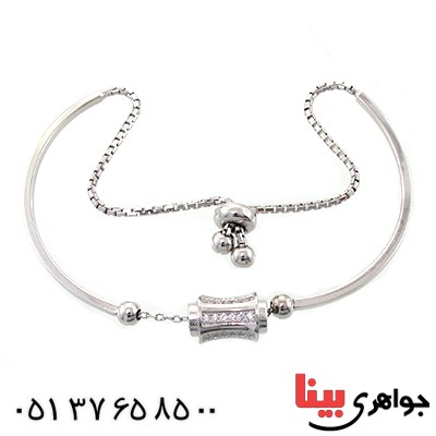 دستبند نقره زنانه شکیل مدل آرنیکا _کد:10722