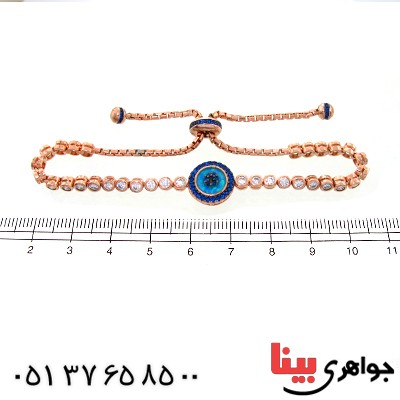 دستبند نقره نگین سوارسکی زنانه درخشان باشکوه _کد:10727