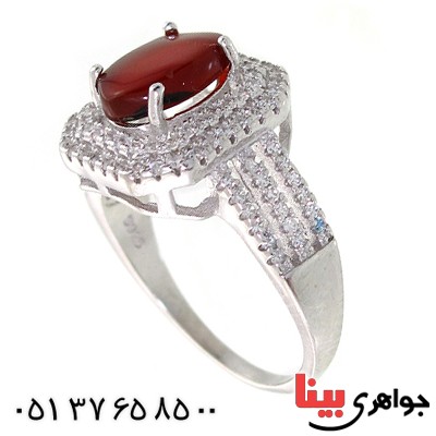 انگشتر عقیق یمنی زنانه مدل آوا _کد:10729