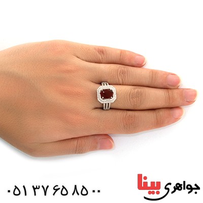 انگشتر عقیق یمنی زنانه مدل آوا _کد:10729