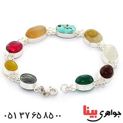 سرویس چند جواهر زنانه سلجوقی مدل رنگین کمان _کد:1511