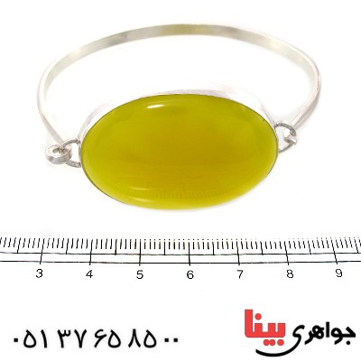 دستبند عقیق شرف الشمس درجه یک سنگ درمانی درشت و سنگین _کد:10828