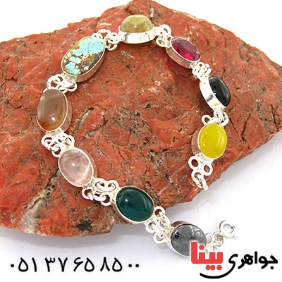 دستبند چند جواهر زنانه سلجوقی _کد:10833
