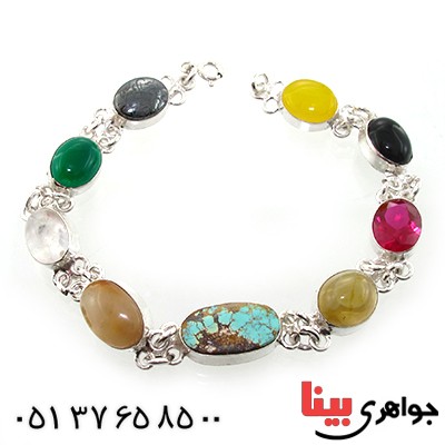 دستبند چند جواهر زنانه سلجوقی _کد:10833
