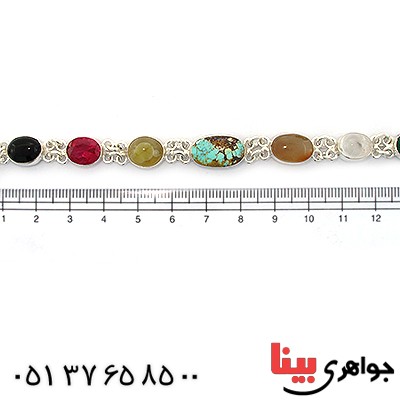دستبند چند جواهر زنانه سلجوقی _کد:10833